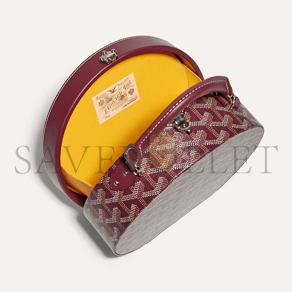 GOYARD THE ALTO HATBOX TRUNK BAG ALTOC2PMLTY33CL33P (18*16.5*7cm)